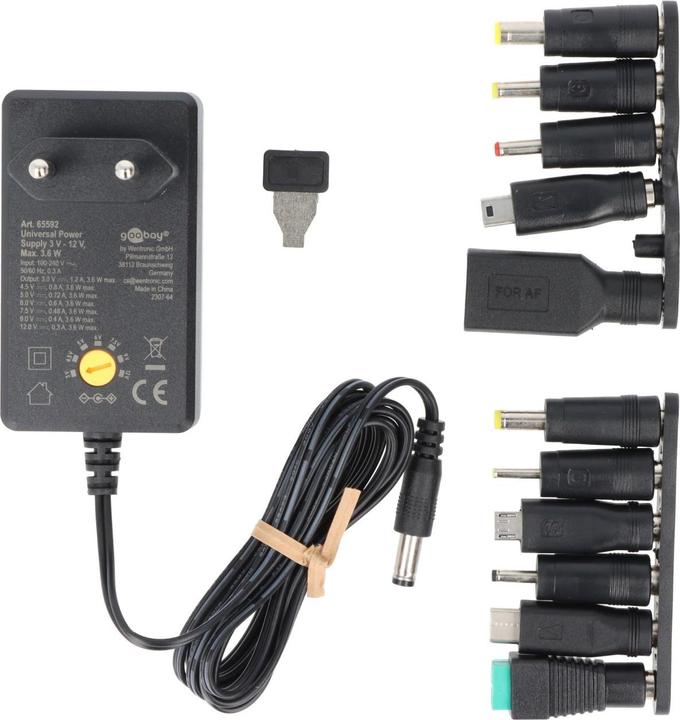 Produktbild Goobay Universal-Netzteil
