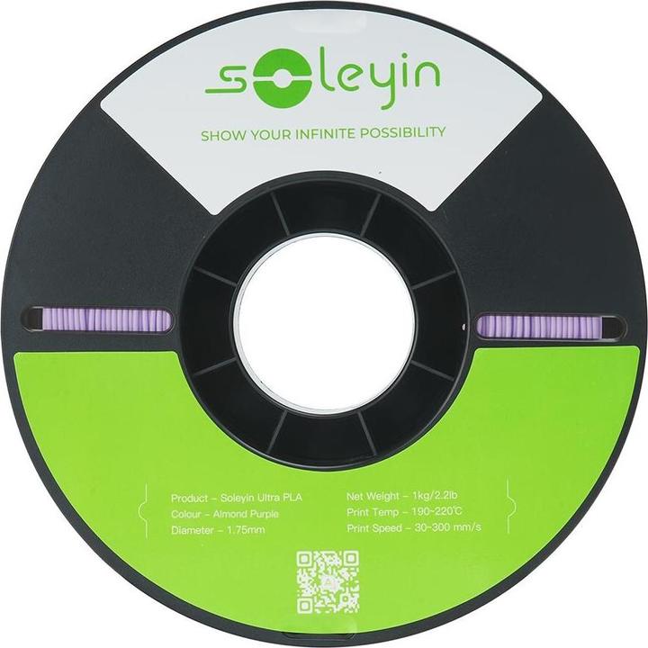 Actual product image Creality Filament Soleyin Ultra-PLA Violett 1.75 mm 1.29 kg (PLA, 1.75 mm, 1290 g, Violet)