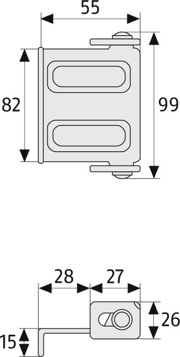 Actual product image Abus SW2 B