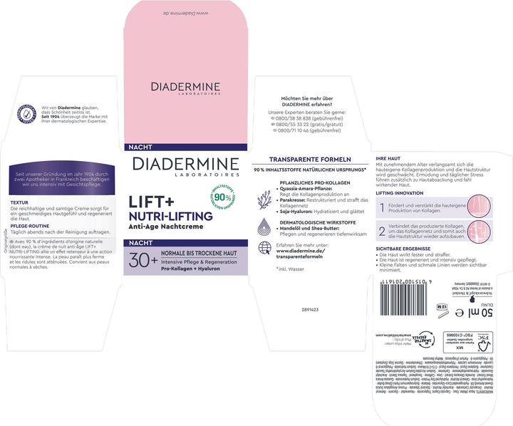 Image du produit Diadermine lift+. (50 ml)