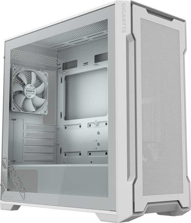Productafbeelding Gigabyte C102GI PC Case Volledig Gehard Glas Zijpaneel Met 2xUSB 3.0 Voorgeïnstalleerd twee 120mm f (Mini-ITX)