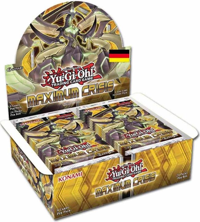 Produktbild Yu-Gi-Oh Maximum Crisis Booster Display - 1. Auflage -! - DE (Deutsch, Booster Display)