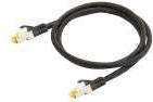 Produktbild Python ® Series RJ45 Patchkabel mitCat.7 Rohkabel, Rastnasenschutz (RNS®) und Nylongeflecht, S/FTP, PiMF, h (S/FTP, CAT6a, 2 m)