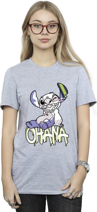 Produktbild Disney Lilo And Stitch Ohana Graffiti TShirt (S)