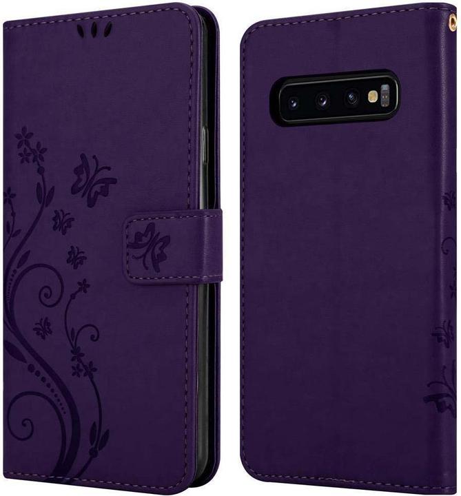Actual product image Cadorabo Flower Book Cover (Samsung Galaxy S10)