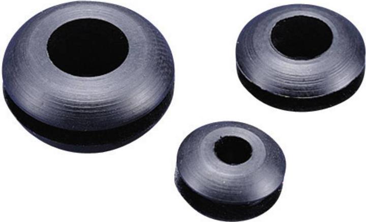 Actual product image Tru Components TC-GMR1108203 Cable entry open Clamp Ø (max.) 7.8 mm Plat