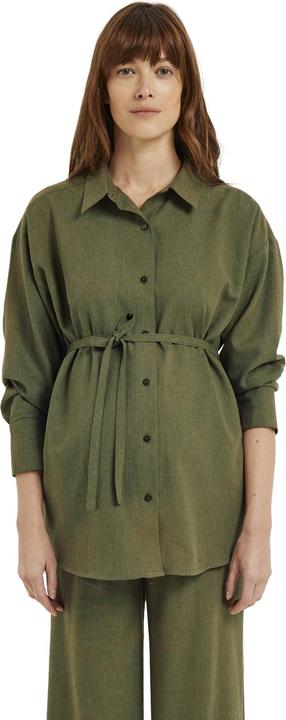 Vertbaudet 2-teiliges Loungewear-Set für Schwangerschaft und Stillzeit, Leinen-Optik