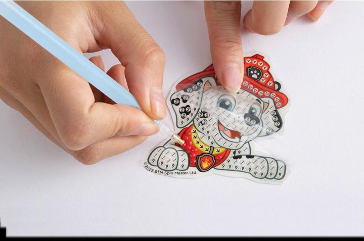 Image du produit Diamond Dotz DOTZIES® Original Diamond Painting Set Paw Patrol avec 6 motifs : 3 tableaux 15x15cm, 3