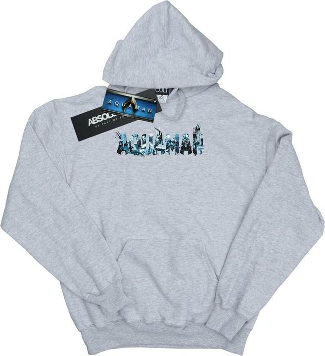 Produktbild Aquaman Text Logo Kapuzenpullover Mädchen (152, 158)