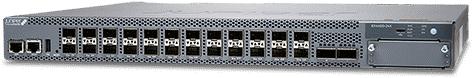 Juniper Switch 24x10GbaseX con porte uplink 2x100G. MACsec AES256. Flusso d'aria fuori dall'alimentatore. (24 Porti)