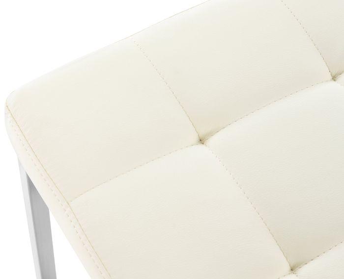 Image du produit Swisshandel24 Lot de 2 poufs Barci, crème