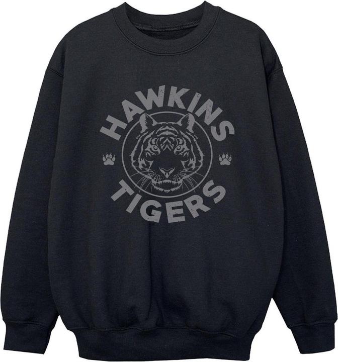 Actual product image Netflix Boys Stranger Things Hawkins Grey Tiger Sweatshirt (128)