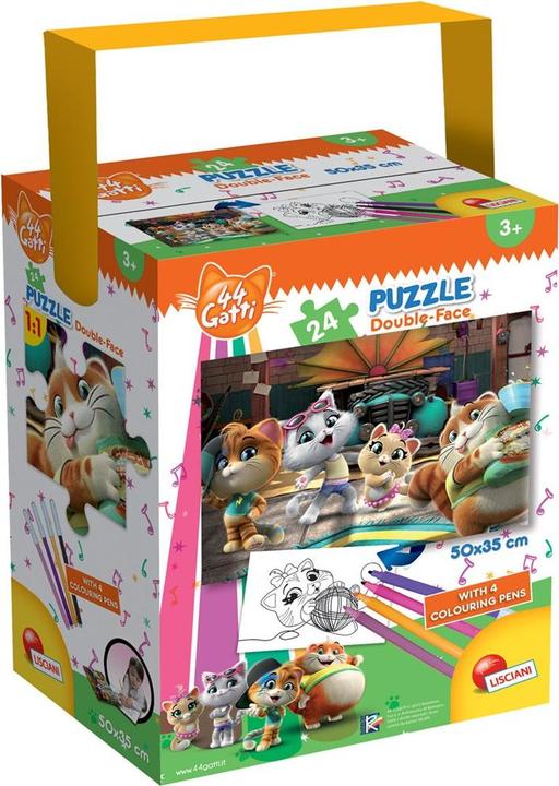 Produktbild Lisciani Giochi Tub Puzzle Mini 24 44 Gatti Cool Cats! (24 Teile)
