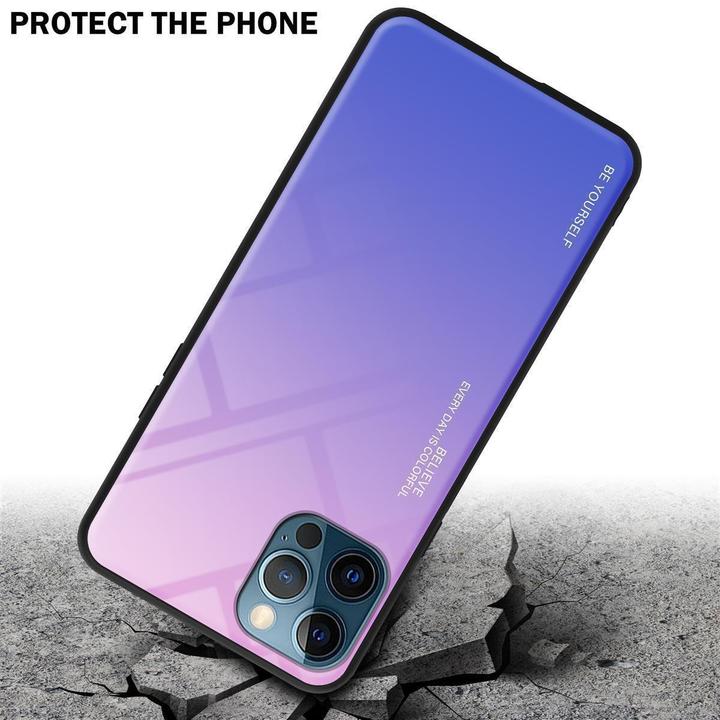 Produktbild Cadorabo TPU 2 Farben Glas Cover (Apple iPhone 12 Pro Max)