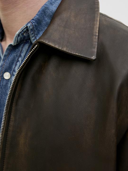 Produktbild Jack & Jones Lederjacke Lederjacke (XXL)