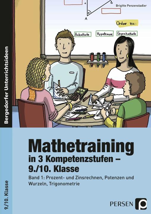 Produktbild Mathetraining in 3 Kompetenzstufen - 9./10. Klasse (Deutsch, Brigitte Penzenstadler, 2021)
