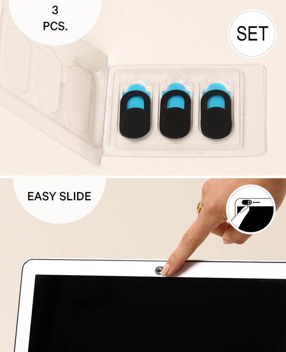 Immagine prodotto Deltalabs Cover per webcam, set di 3 cover