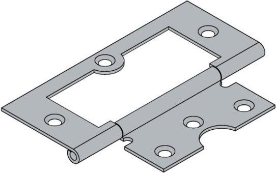 Image du produit Hettich Lamellentür-Scharnier 75 x 32 mm
