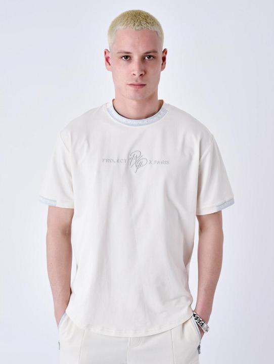 Image du produit Project X Paris T-shirt avec bande contrastée logotée (XL)