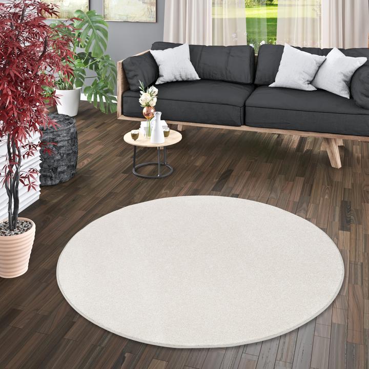 Produktbild Snapstyle Hochflor Velours Teppich Luna Rund (200 x 200 cm)