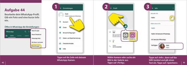 Produktbild Smartphonekurs für Senioren – Das Kursbuch für Android Handys (Deutsch, Gabriele Bruckmeier, 2023)