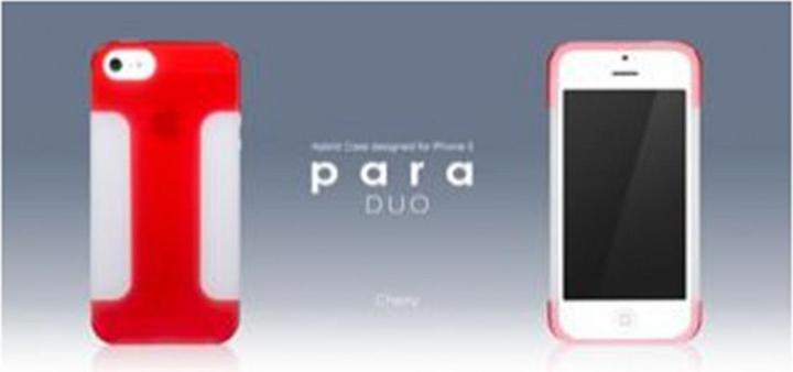 Immagine prodotto more. Custodia Para Duo Hybrid per iPhone 5/5S/SE Cherry Red (Apple iPhone 5, Apple iPhone 5s)