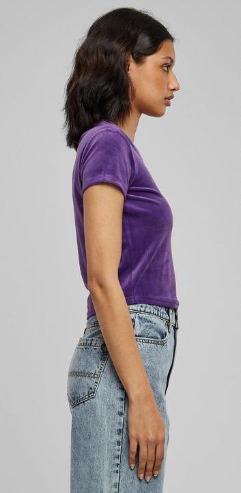 Produktbild Urban Classics Ladies Short Velvet Tee (S)
