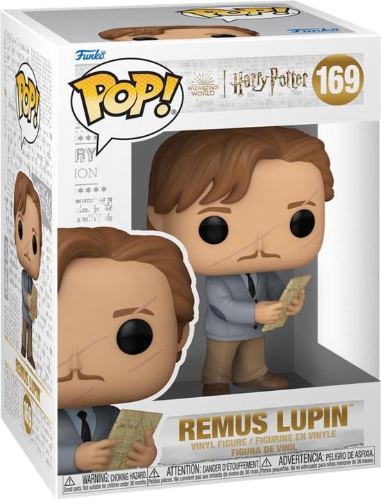 Actual product image Funko Harry Potter POP! movies vinyl figure Lupin w/Map 9 cm