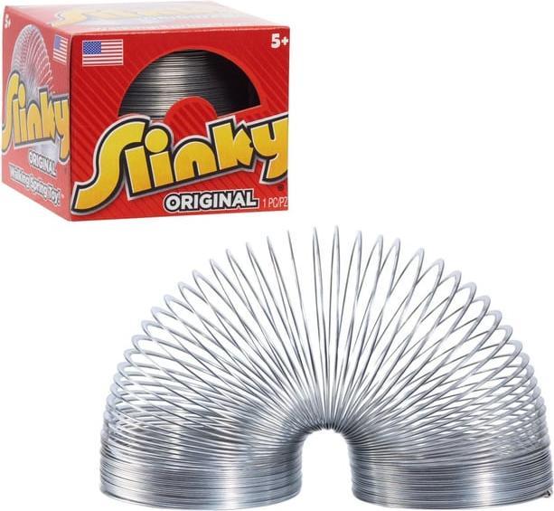 Just Play The Original Slinky Walking Spring Toy, Metal Slinky, Fidget Toys, Party Favors and Gifts, Toys for