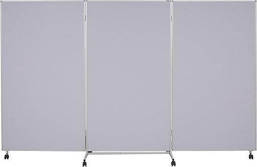 Immagine prodotto eurokraft basic Lavagna per presentazioni, pieghevole e mobile, alt. x largh. x prof. 1905 x (190,5 x 304 x 50 cm)