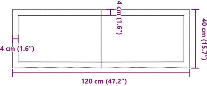 Immagine prodotto VidaXL Emerald (120 x 40 x 4 cm)