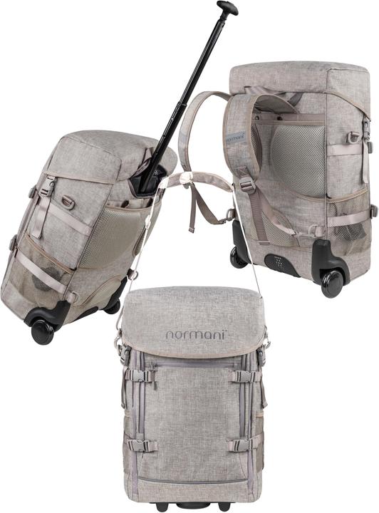 Produktbild Normani Reisetasche mit Rucksack (5 l, Handgepäck (bis 50l))