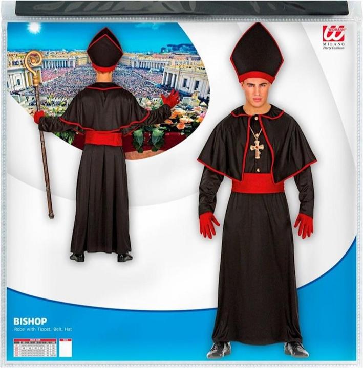Actual product image Widmann Costume bishop with hat (XXL)