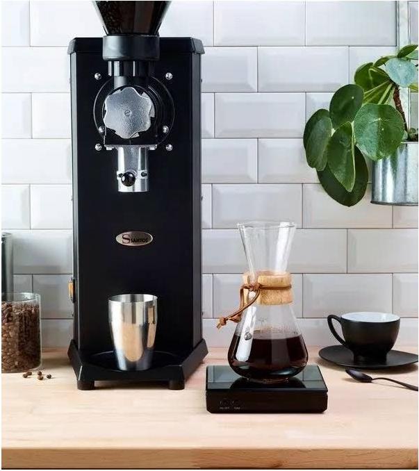 Produktbild Santos Kaffeemühle mit Beutelhalter braun