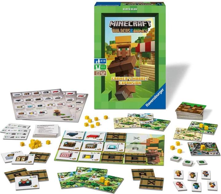 Actual product image Ravensburger Minecraft Builders & Biomes Farmers Market Expansion (German)