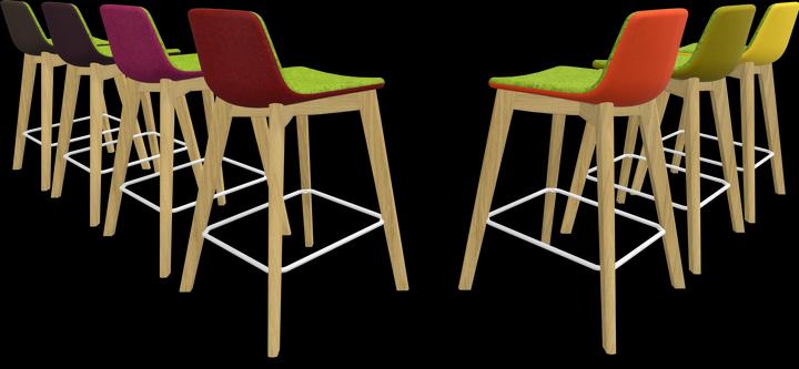 Immagine prodotto Narbutas Sgabello da bar Twist & Sit