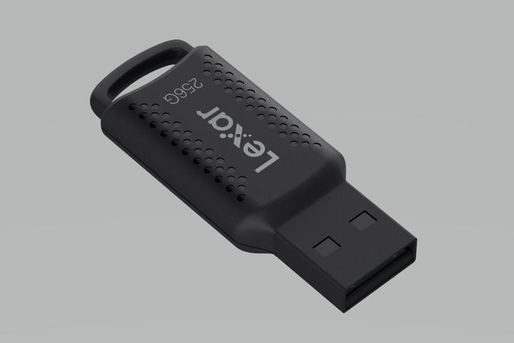 Actual product image Lexar Clé USB 3.0 JumpDrive V400 - 256Go (Noir) (256 GB, USB-A)