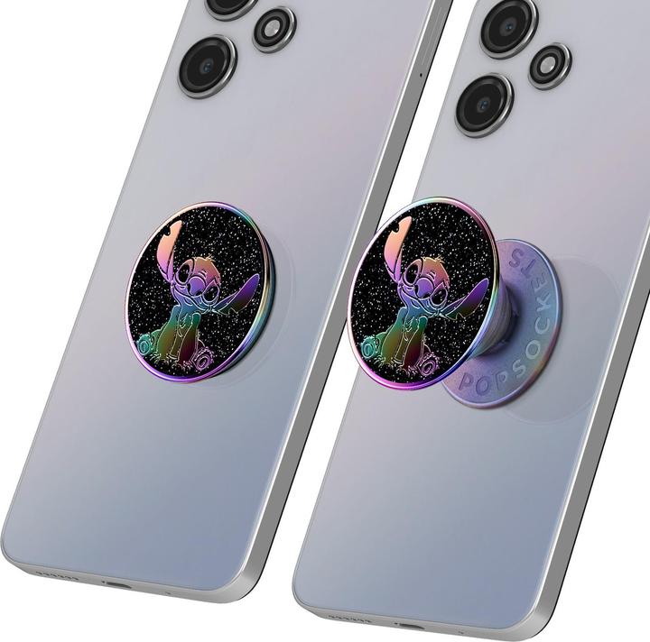 Actual product image PopSockets PopGrip Premium Enamel Oil Slick Stitch