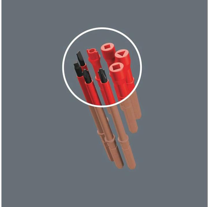 Actual product image Wera Force form compact VDE 17 extra slim 1 (Pozidriv cross recess (PZ), Phillipps cross recess (PH), Torx (TX))