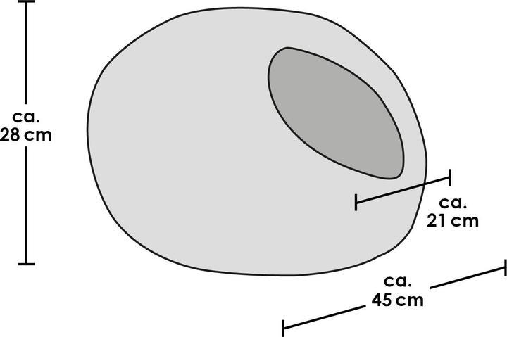 Immagine prodotto LucyBalu PEBBLE KatzenhÃ¶hle aus Filz (Gatto)