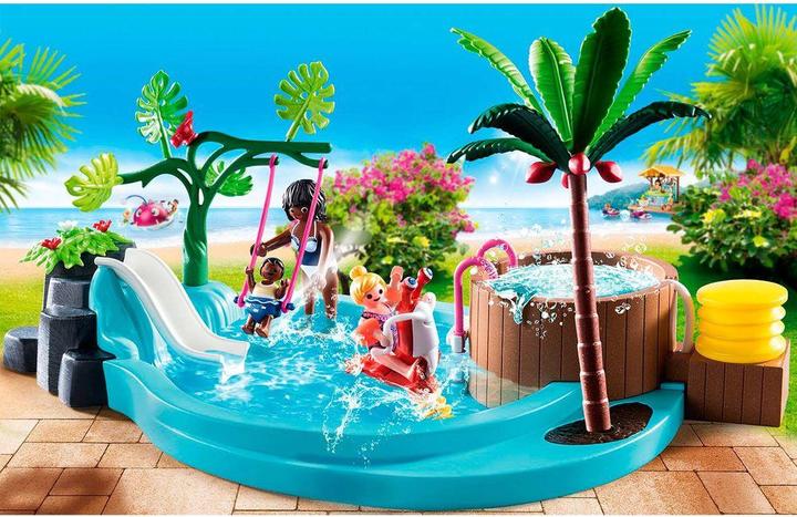 Productafbeelding Playmobil Kinderzwembad met whirlpool (70611, Playmobil familieplezier)