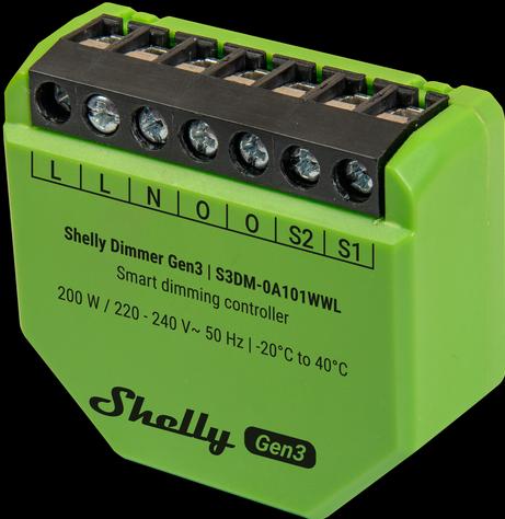 Produktbild Shelly Dimmer Gen3 (Dimmaktor)