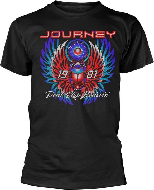Journey Plastichead Doont Stop Believin T Shirt M Black (M)
