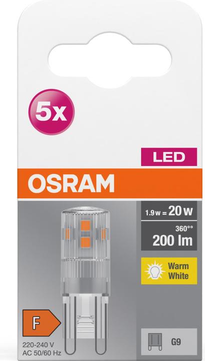 Produktbild Osram Led Base Pin G9 (G9, 1.90 W, 200 lm, 1 x, F)