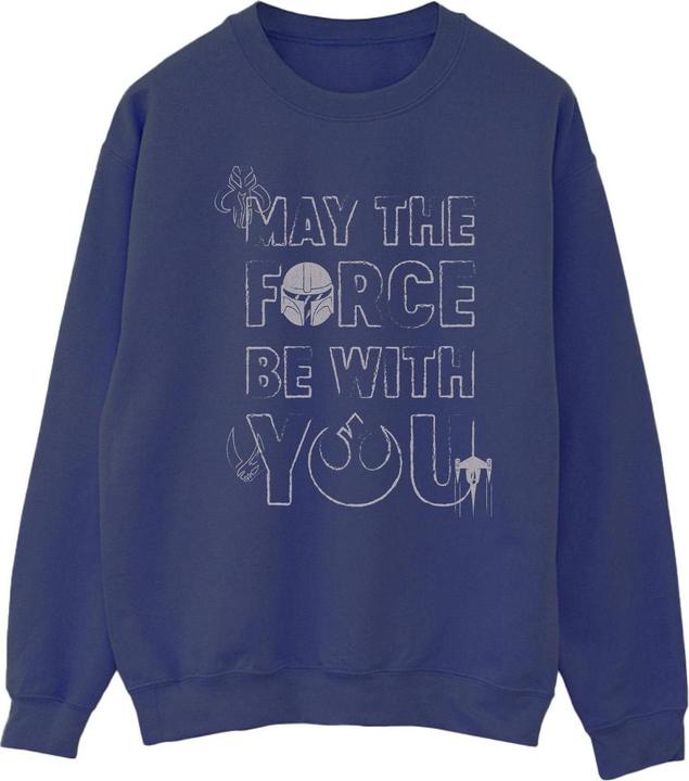 Immagine prodotto Star Wars The Mandalorian May The Force Mando Felpa Uomo (XL)