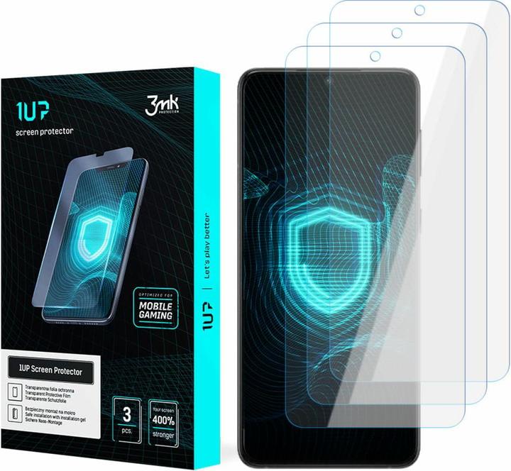 Image du produit 3MK 1UP Films de protection en polymère Premium 3pcs. (3 pièce(s), Samsung Galaxy S22+)