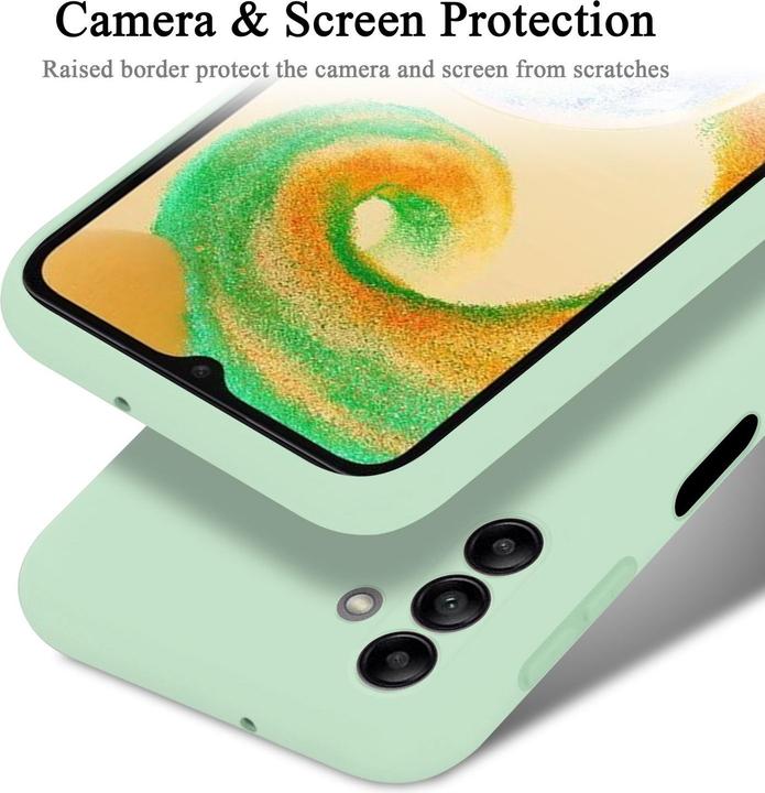 Actual product image Cadorabo Bumper TPU Liquid Silicone Case (Samsung Galaxy A04S)