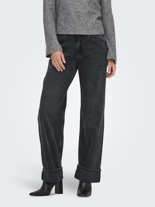 Image du produit Only ONLELLA Taille moyenne Coupe droite Jeans Coupe large jeans (L)