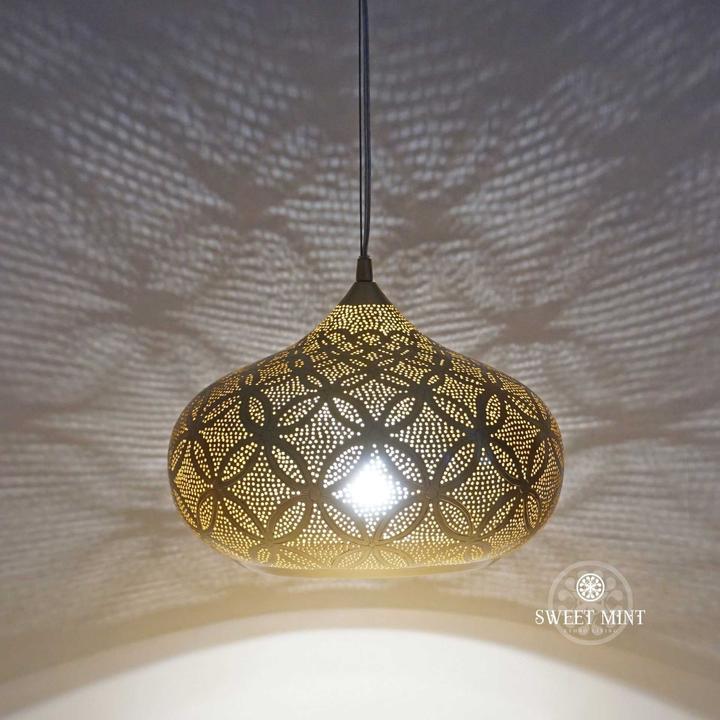 Actual product image Sweet Mint Oriental Lamp Potiki Flower (E27)