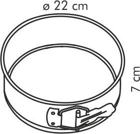 Immagine prodotto Tescoma Tortiera apribile 1 fondo Ø 22 cm DELICIA (22 cm)